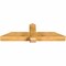 Ekena Millwork Eugene Rough Sawn Timber Gable Bracket, Western Red Cedar, 60"W x 17"H x 6"D x 6"F, 7/12 Pitch GBW060X17X0606EUG00RWR - alternate 2